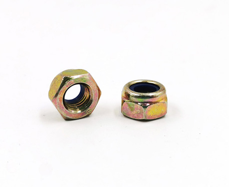 尼龍鎖緊螺母鍍黃鋅